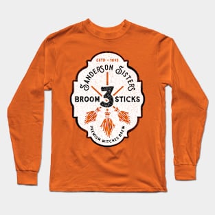 3 Broom Sticks Long Sleeve T-Shirt